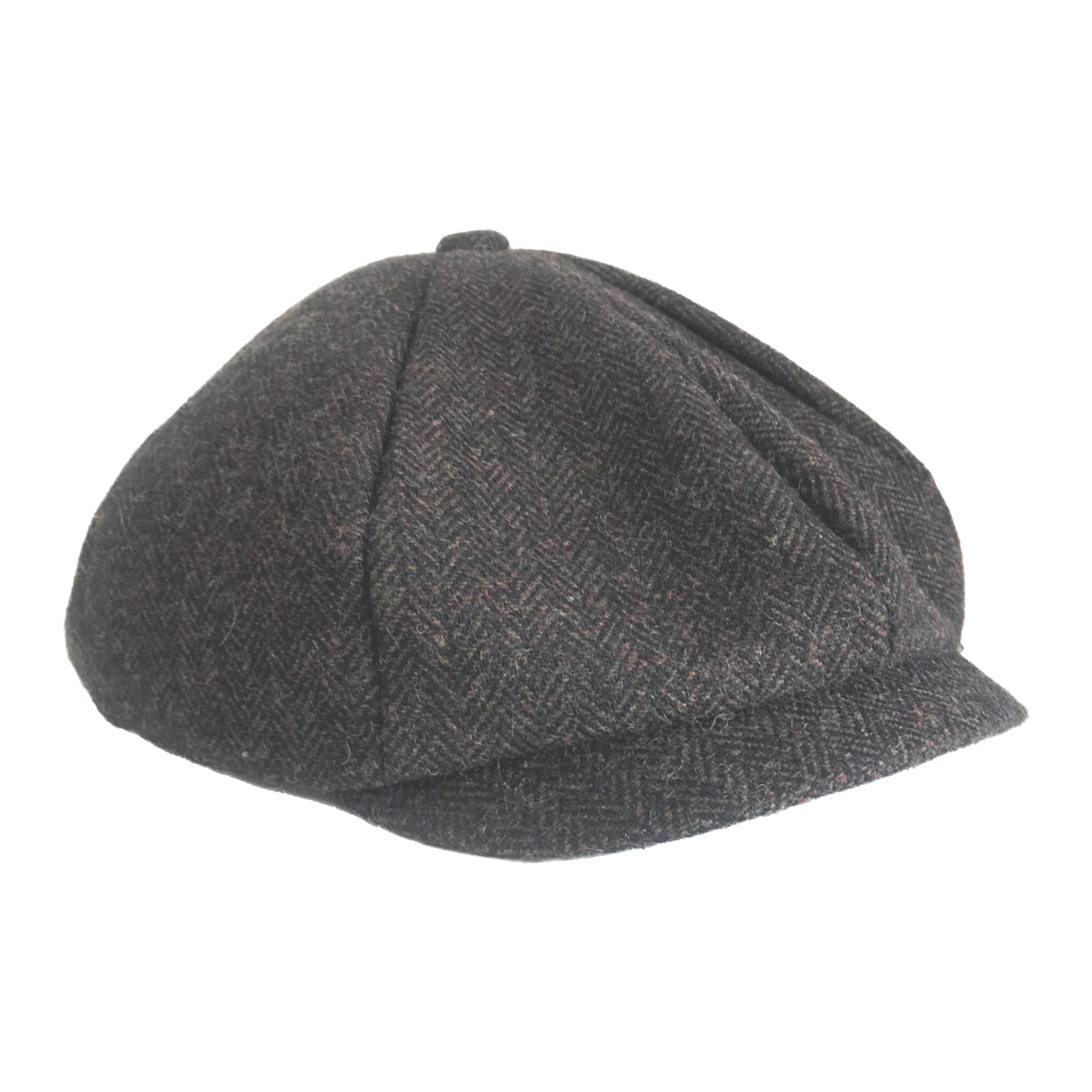 Baker Boy Hat Newsboy Cap Herringbone Brown Peaky Blinders Cap